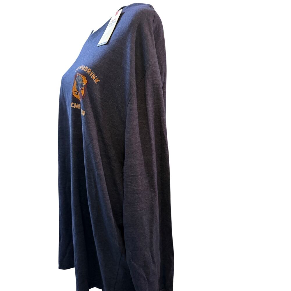 IZOD Saltwater Brew & Drink Social Club Graphic Long Sleeve Tee, Men's 3XLT, NWT - Picture 3 of 6
